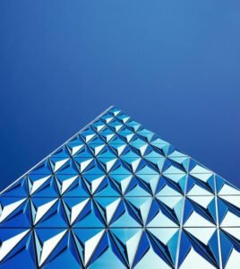 glass pyramid