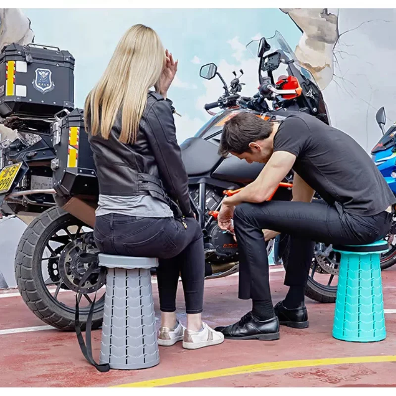 Collapsible Stool | telescopic portable camping fishing