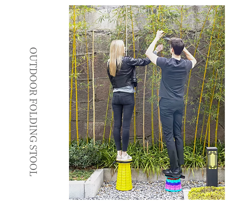 Collapsible Stool | telescopic portable camping fishing