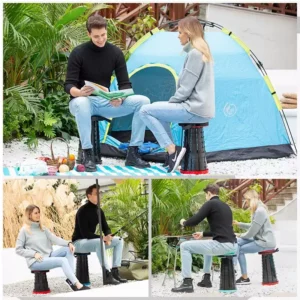 Collapsible Stool | telescopic portable camping fishing