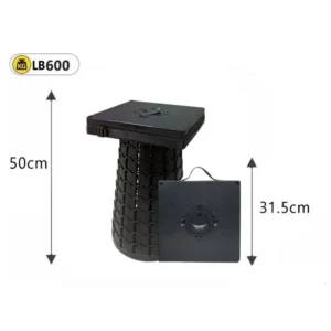 Collapsible stool with backrest for Fishing, camping, and outdoors