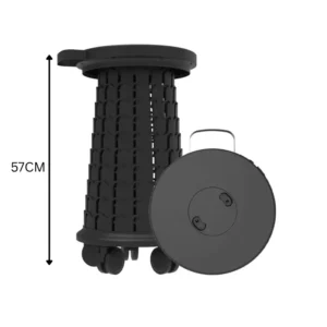 collapsible stool with wheel (2)