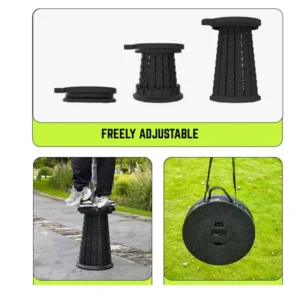 portable telescopic folding stool for fishinf, camping, outdoor (2)