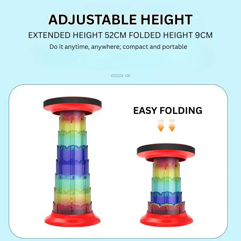 portable telescopic folding stool for fishinf, camping, outdoor