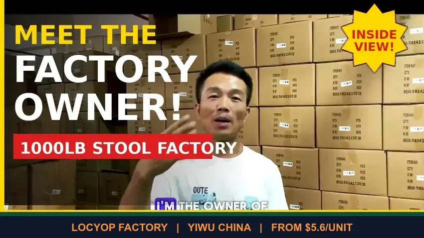 Collapsible Stool Factory Tour Yiwu China